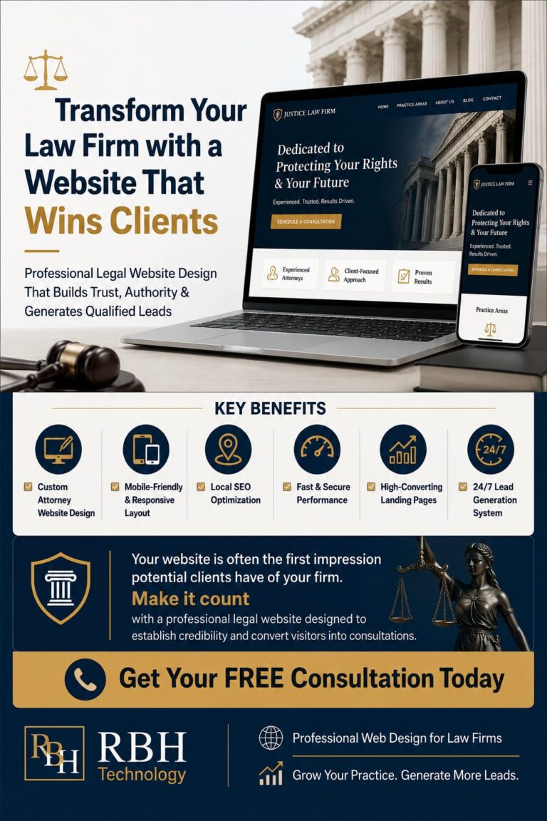                                   Web Design for law firm                            