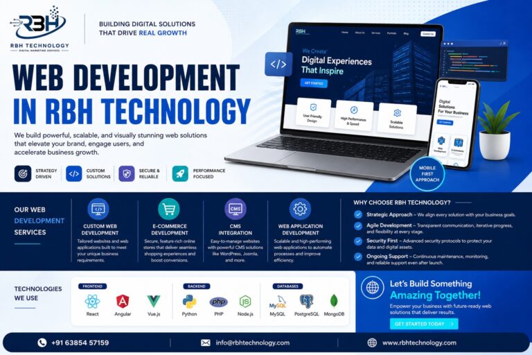 Web Development in RBH Technology